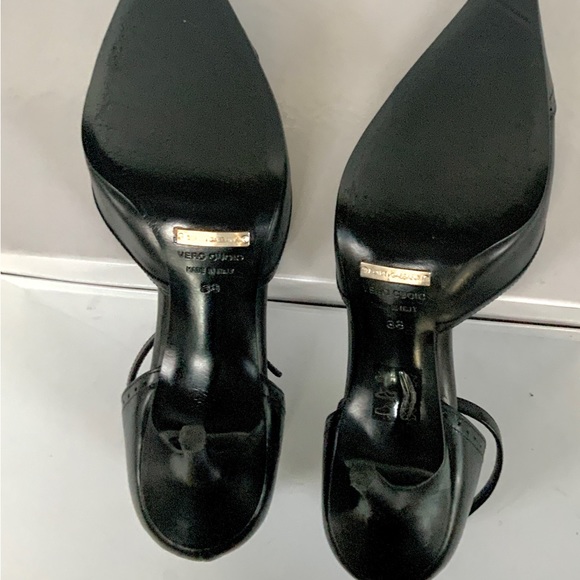 Dolce & Gabbana black heels  with ankle strap 37.5 - Picture 11 of 11